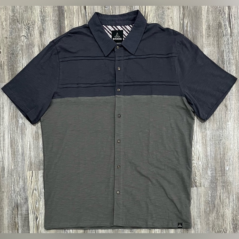 New Prana Keylyn Button Down Gravel Shirt Men’s Size XL